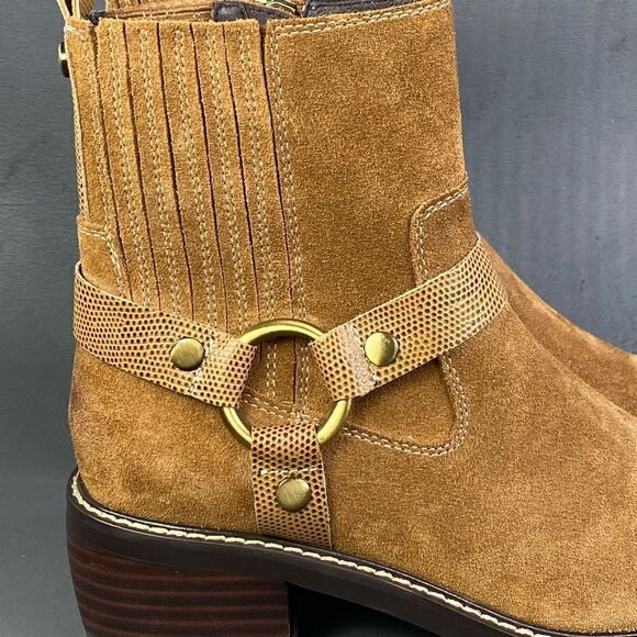 Donald Pliner Women MAI Saddle Bootie shoes size 8 - Picture 2 of 11